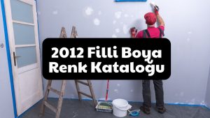 2012 Filli Boya Renk Kataloğu