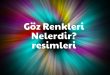 Göz Renkleri Nelerdir Resimleri