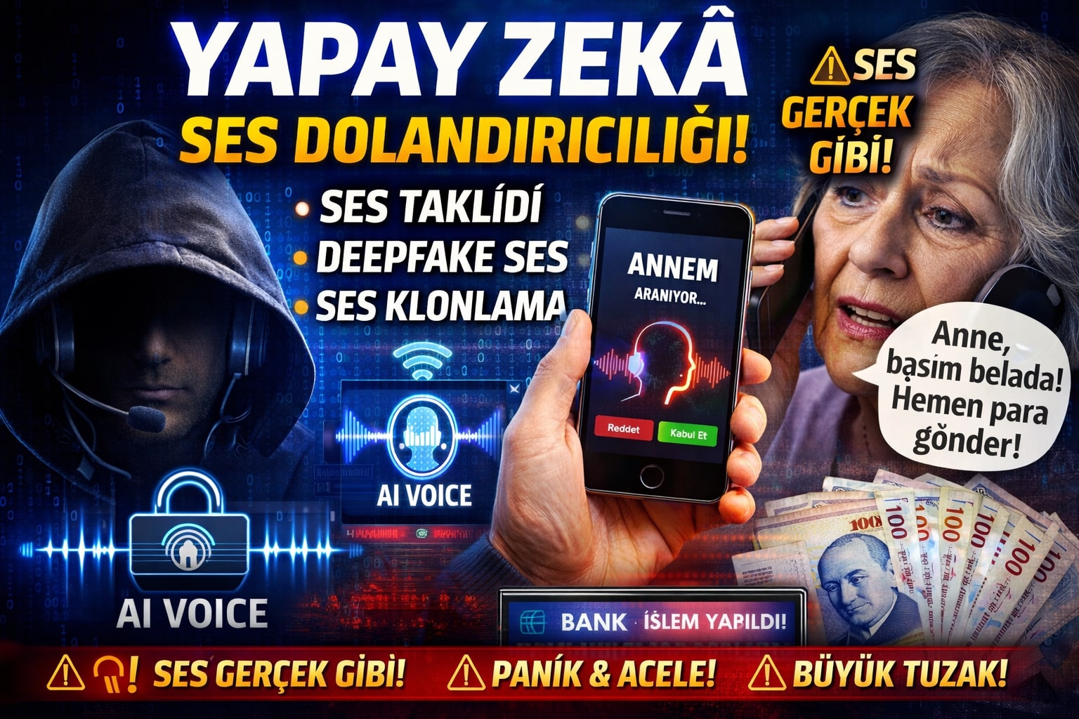 Yapay Zeka Ses Dolandırıcılığı 
