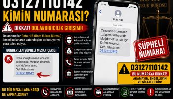 03127110142 Kimin Numarası Rota H.B