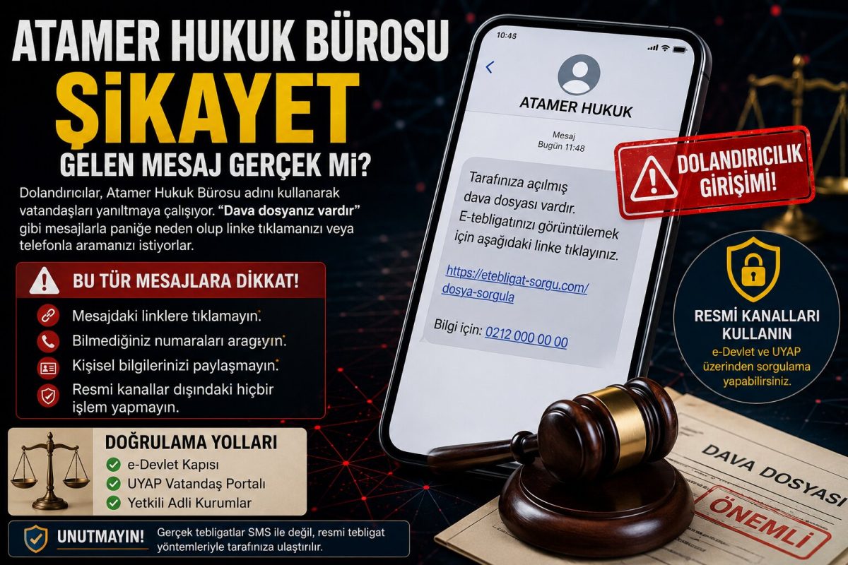 Atamer Hukuk Bürosu Şikayet