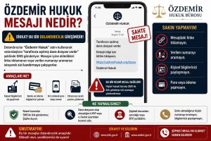 Özdemir Hukuk Mesaj Geldi