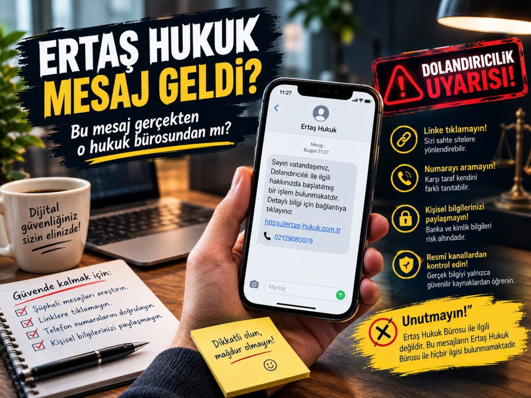 Ertaş Hukuk Mesaj Geldi